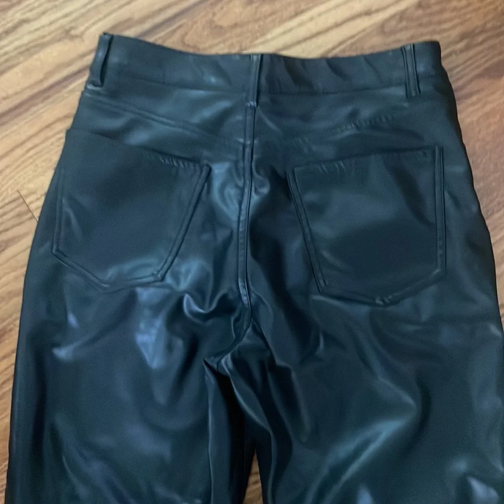H&M Straight Faux Leather Pants - Picture 7 of 7